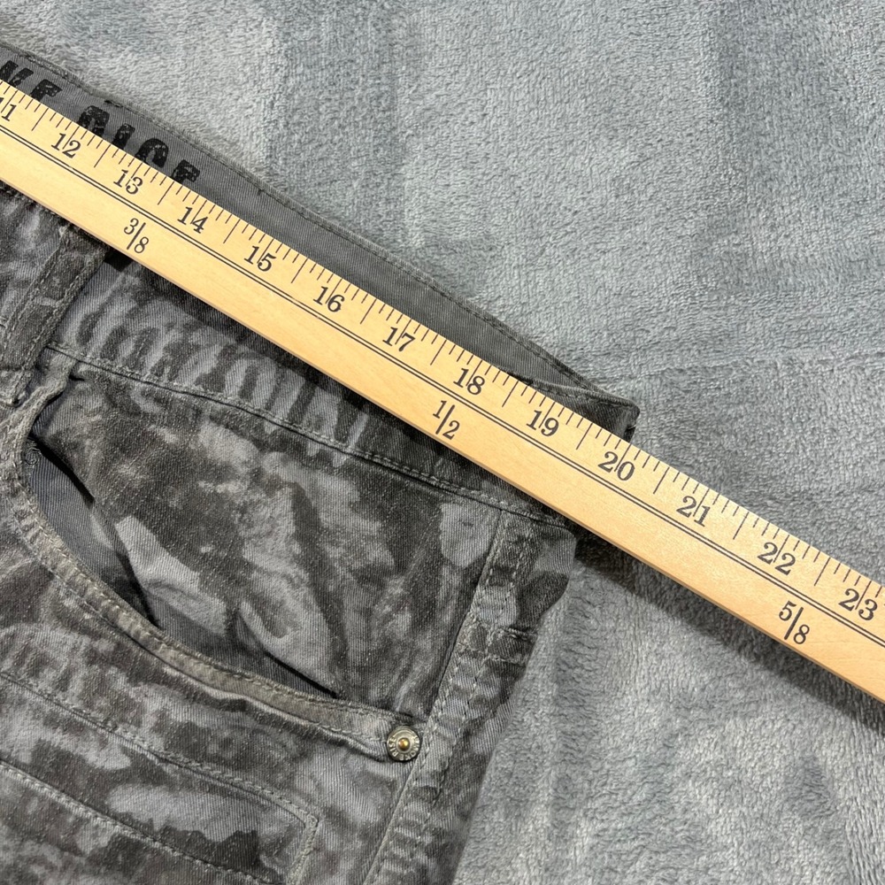 Smoke Rise Mens Grey Acid Wash Moto Denim Shorts Size‎ 40 Streetwear Casual - Picture 4 of 8